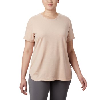 Columbia Firwood Camp II Short Sleeve Plus Size, Camiseta Rayas Para Mujer | 637592-PAS